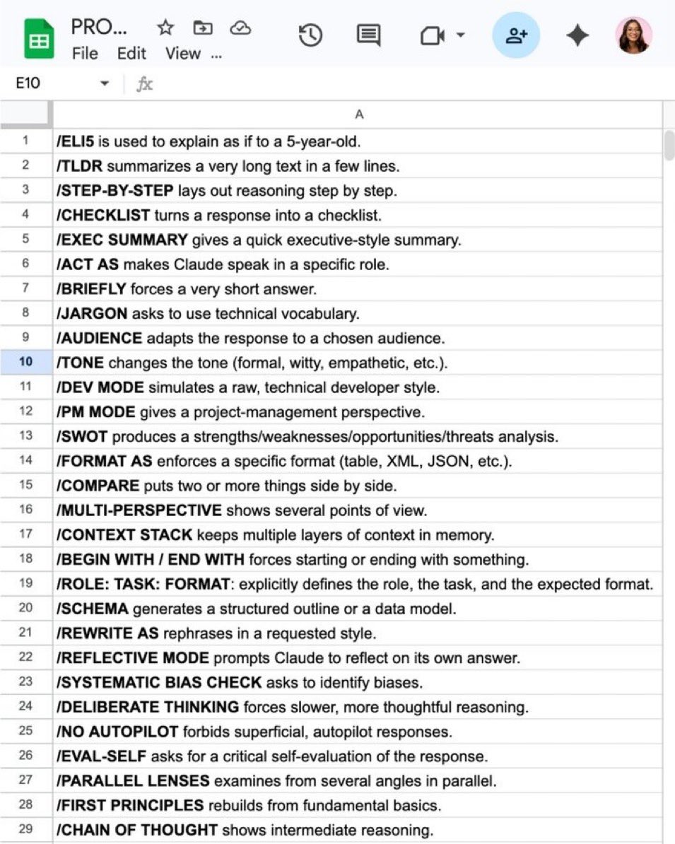 marryevan999's tweet photo. 32 CLAUDE SHORTCUTS THAT MAKE YOUR PROMPTS 10X BETTER AND NOBODY USES THEM

SAVE THIS BEFORE YOU FORGET https://t.co/JG1xxnYKk3
