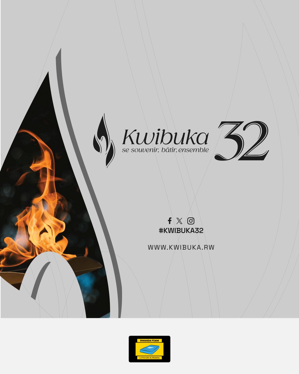 RWANDAFOAM's tweet photo. We honor the lives lost and stand in solidarity with survivors. We remember each story, carrying their memory forward so that “Never Again” becomes a way of life and not just words.
Together, we choose to continue building a better future.

#Kwibuka32 #RememberUniteRenew https://t.co/IZHVtIo4aN