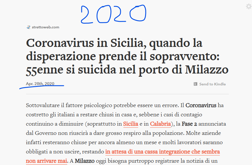 Erinni15's tweet image. #Coronavirus in Sicilia, quando la disperazione prende il sopravvento