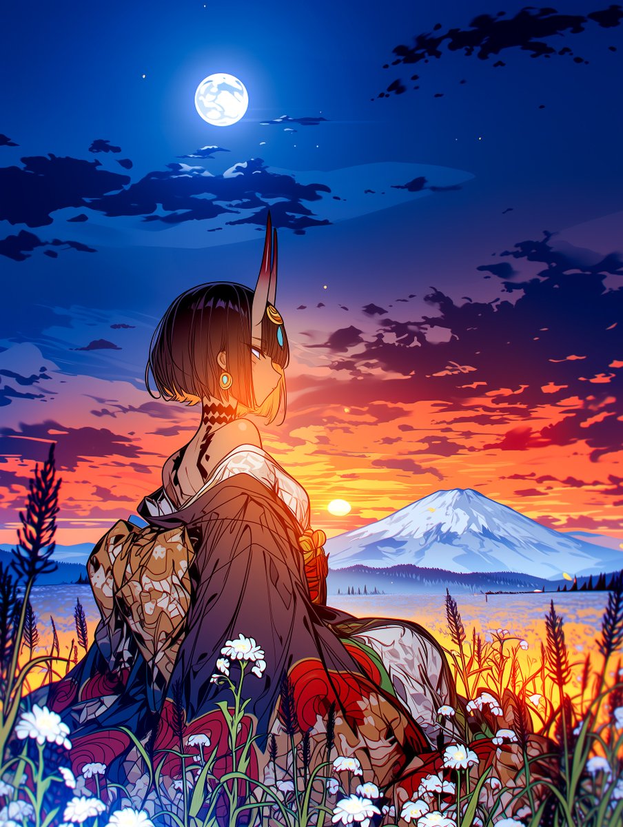 酒呑ちゃん　酒呑童子(Shuten Douji)                                      
#FGO #酒吞童子