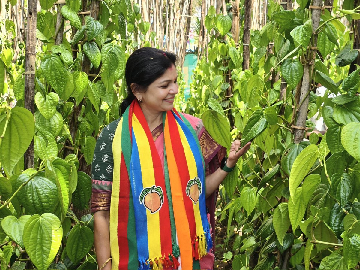 தருமபுரி சட்டமன்றத் தொகுதிக்குட்பட்ட, நல்லம்பள்ளி ஒன்றியம், கோம்பேரி கிராமத்தில் வெற்றிலை விவசாயிகளுடன் மாம்பழம் சின்னத்திற்கு வாக்கு சேகரித்த போது.!

#DrSowmiyaForDharmapuri #NDA #PMK #தருமபுரிசௌமியாஅன்புமணி  #VoteForMango 🥭