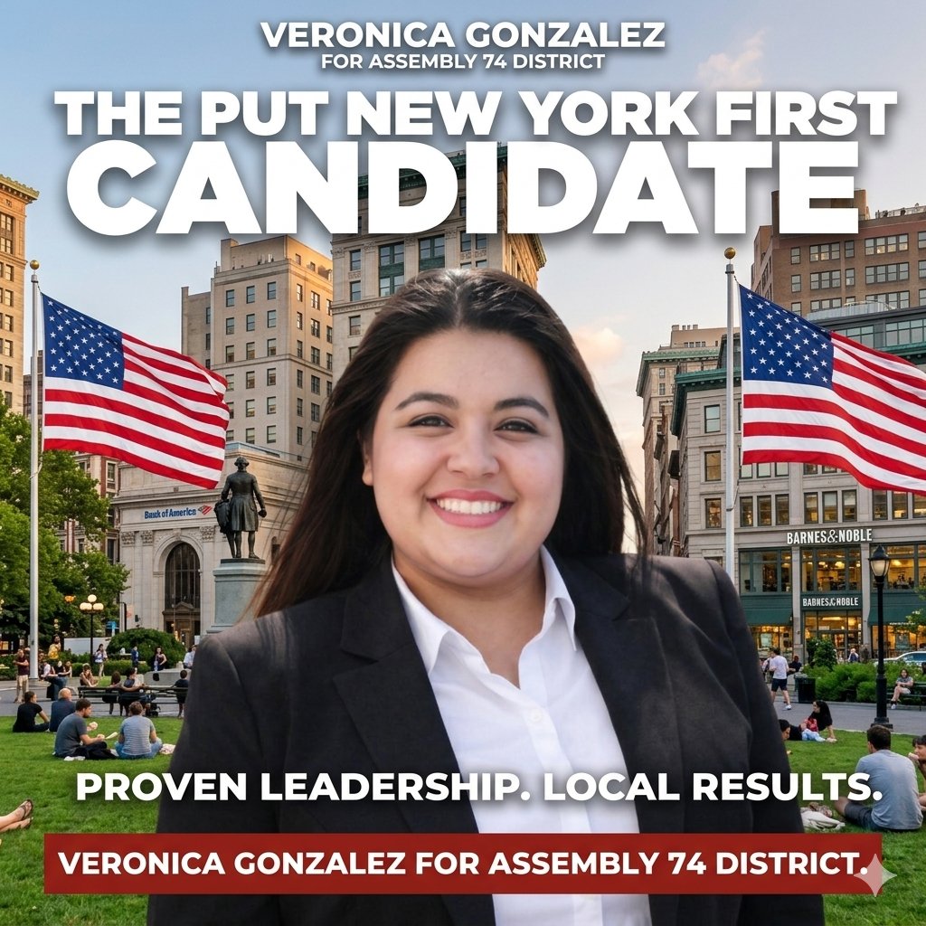 JasonMurilloNY's tweet image. Congratulations to Veronica Gonzalez on securing the Republican and Conservative Party lines for New York State Assembly District 74 General Election. A strong voice for our community is now on the ballot. #communityfirst #gonzalezforassembly #commonsense #nyc #ad74 #community