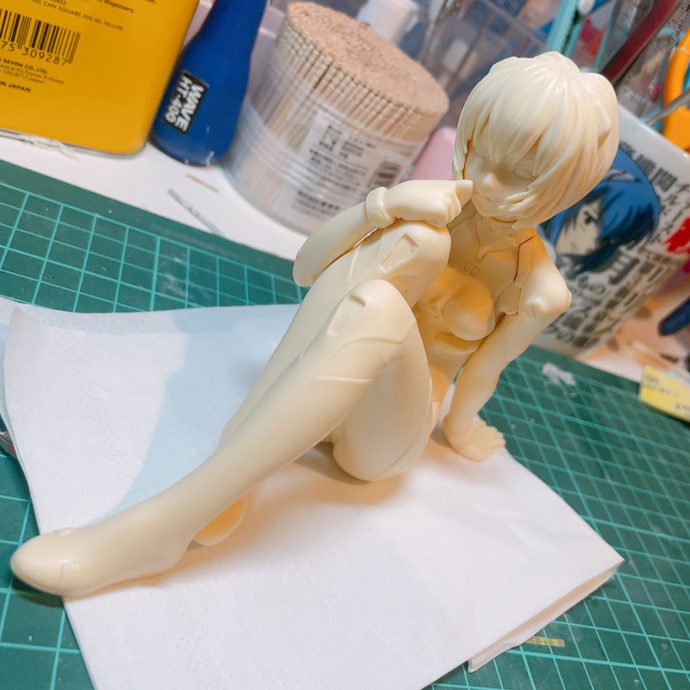 ゆう @綾波レイ完成 tweet media