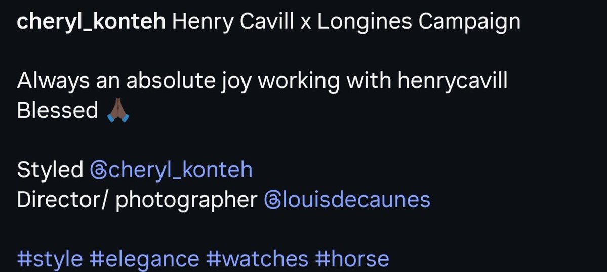 Henry Cavill support tweet media