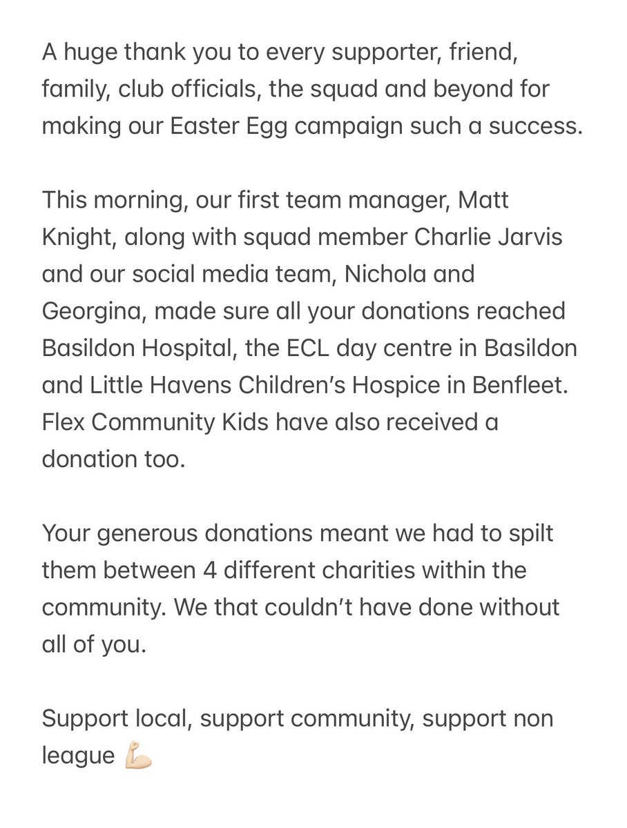 Basildon Town FC tweet media