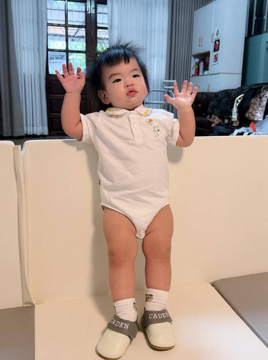 อีพเดตล่าสุด เคเดนในวัย 10 เดือน สูง 180cm แล้ว โตไวมากกก