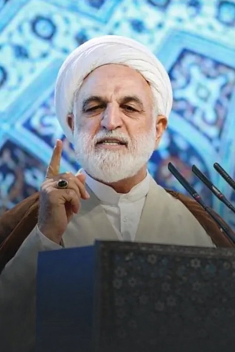 MayraYazdari's tweet photo. Ejei Has Raised His Finger!
@IDFFarsi
This Needs Your Attention✌️😎

Ejei called for "swift" issuance of property confiscation &amp; execution orders against citizens she calls "Enemy Agents!" 
#IranWar‌ https://t.co/3njcSchMjl