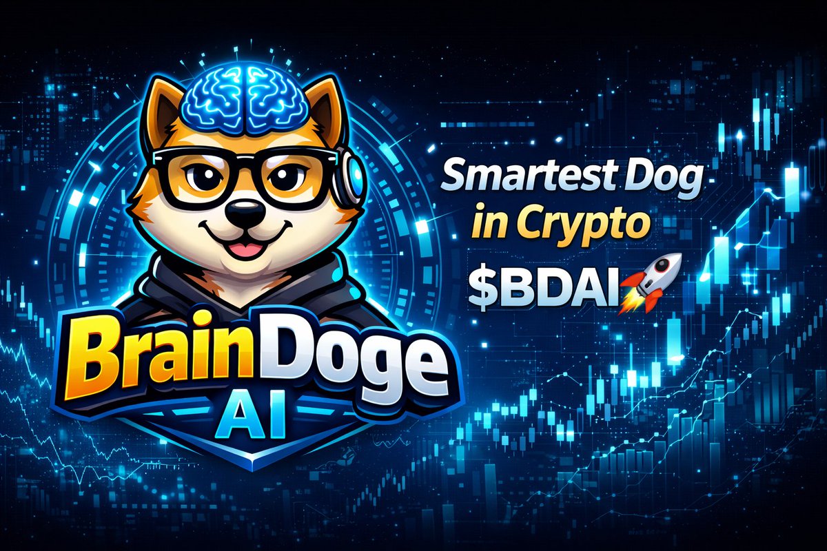 BrainDogeAi's tweet photo. 🔥 $BDAI 🧠🐶
The smartest dog in crypto.
AI-powered. Chaos-driven 🚀
Not just a meme — a movement.
🚀 https://t.co/ZuufimVWR8 |  
#BDAI #Memecoin #Solana #Crypto #AI #Web3 🚀 https://t.co/wX7RSQ5bAL