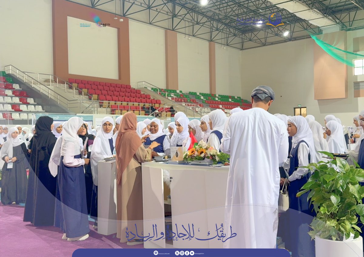 AsharqiyahUni's tweet image. #جامعة_الشرقية في الملتقى التعريفي بمؤسسات التعليم العالي || ✨

|| 7-6 أبريل 2026 || 🗓️
|| ولاية إبراء - محافظة شمال الشرقية || 📍

#StudyAtASU
#ASU
#oman