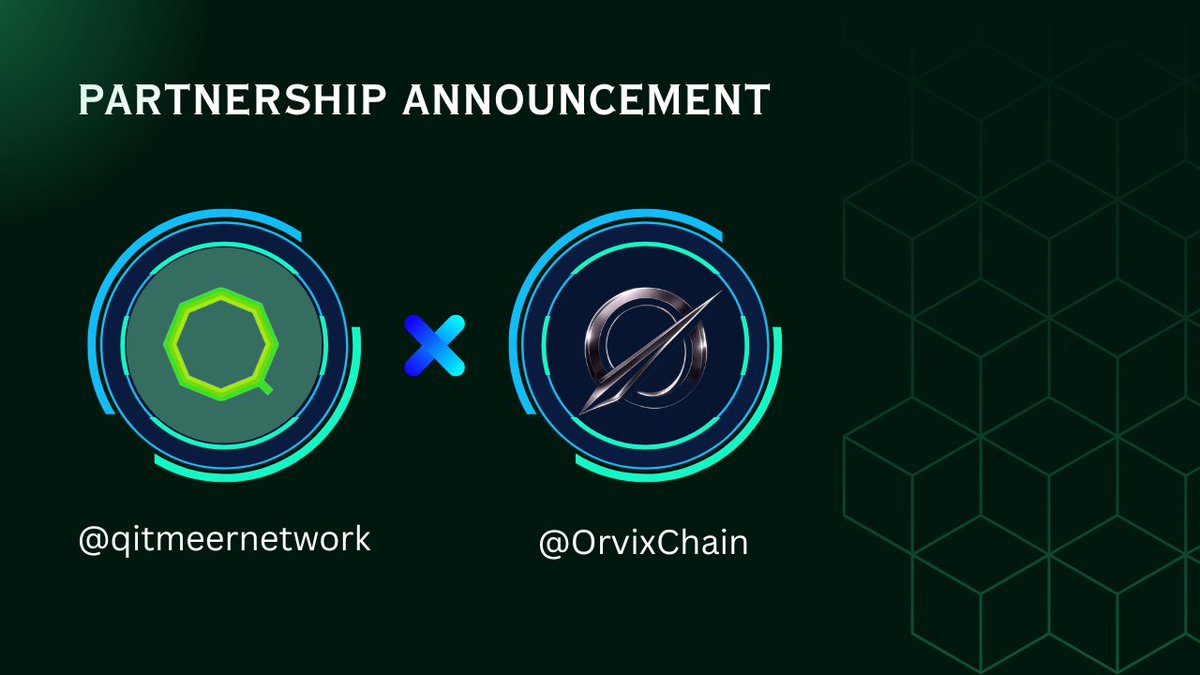 QitmeerNetwork's tweet photo. We are happy to announce that we have partnered with @OrvixChain 🤝

About OrvixChain:

✔️Orvix Chain is a privacy-focused blockchain built on BNB Smart Chain, designed to deliver anonymous transactions, advanced data security, and a decentralized ecosystem that protects user identity.

✔️ By integrating advanced encryption, stealth addresses, and anti-tracking mechanisms, Orvix Chain enables users to transact, store data, and interact within Web3 without compromising privacy.

Cheers to a long and prosperous partnership! 🙌
