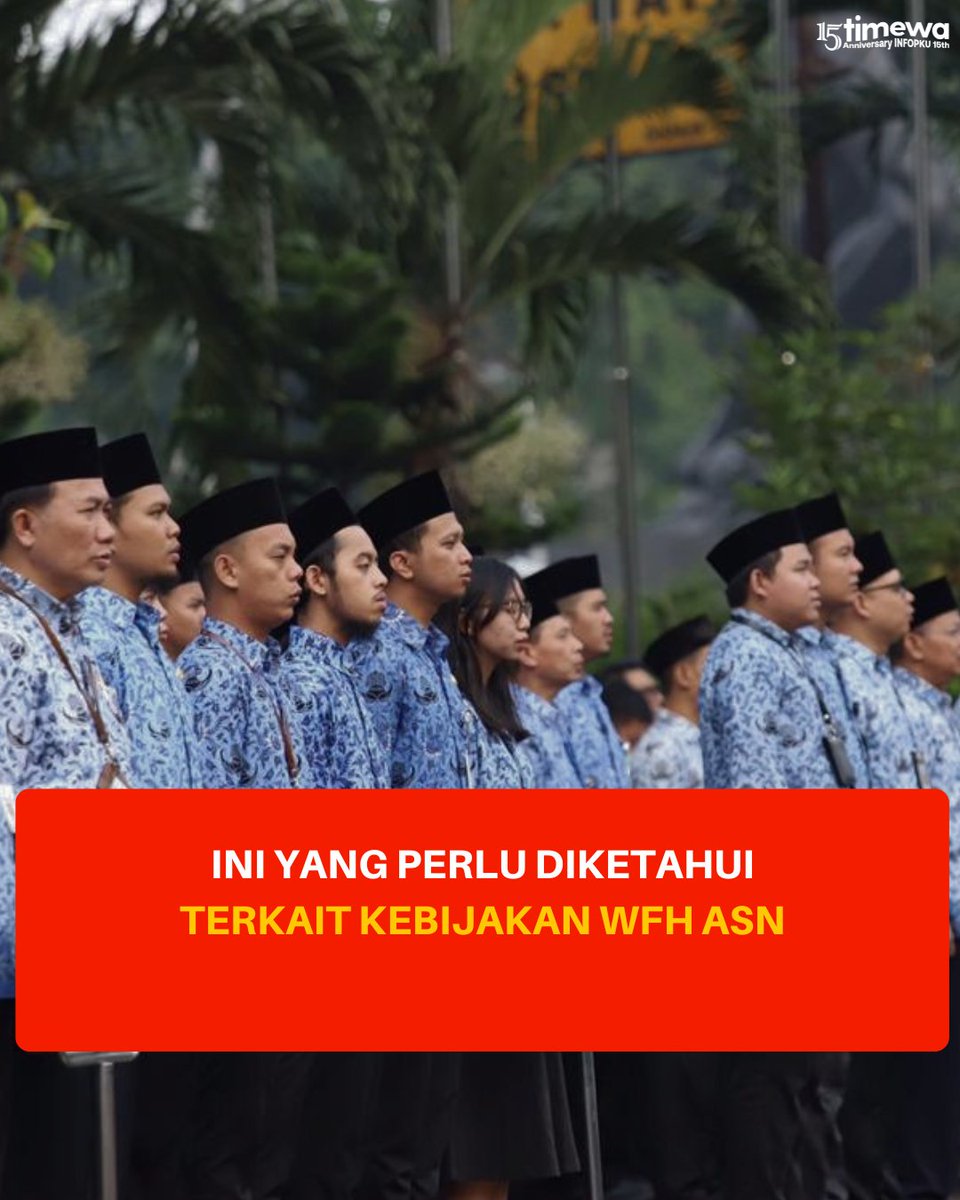 infoPKU's tweet image. WFH kembali jadi langkah strategis di berbagai level pemerintahan. Di Indonesia, kebijakan ini hadir untuk menjaga produktivitas sekaligus efisiensi di tengah dinamika yang terus berubah.

#infoPKU #WFH