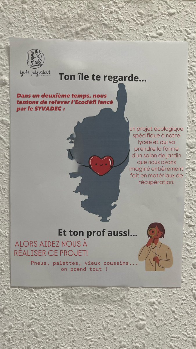 LyceeBalagne's tweet photo. Projet EcoLiceu du @lyceebalagne2b : engagement élèves, éco-délégués, communauté éducative.
Labelisation.♻️🌍
Partenaire @Le_SYVADEC https://t.co/Rn4loFTzsU