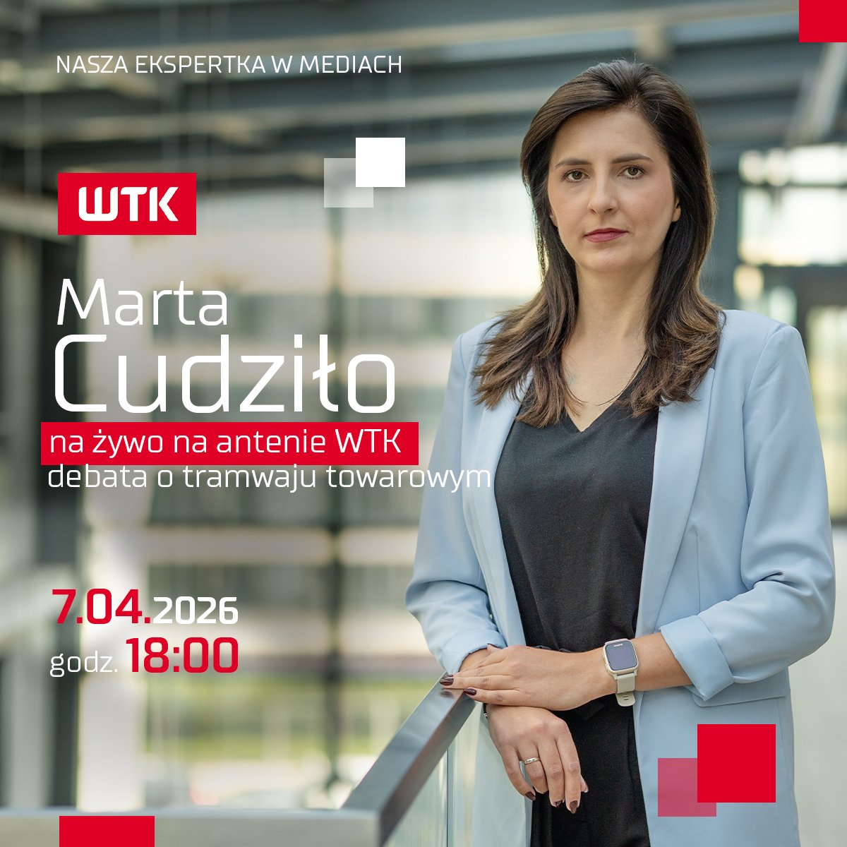 lukasiewiczpit's tweet photo. 🚋 Tramwaje towarowe wciąż budzą emocje! Czy zobaczymy je kiedyś w Poznaniu?
💡 O tym dzisiaj na antenie @TelewizjaWTK dyskutować będą Marta Cudziło z #ŁukasiewiczPIT i dr inż. Marcin Kiciński z Politechniki Poznańskiej. 

📺 Zapraszamy o godz. 18:00! https://t.co/pYwmFJx9ST