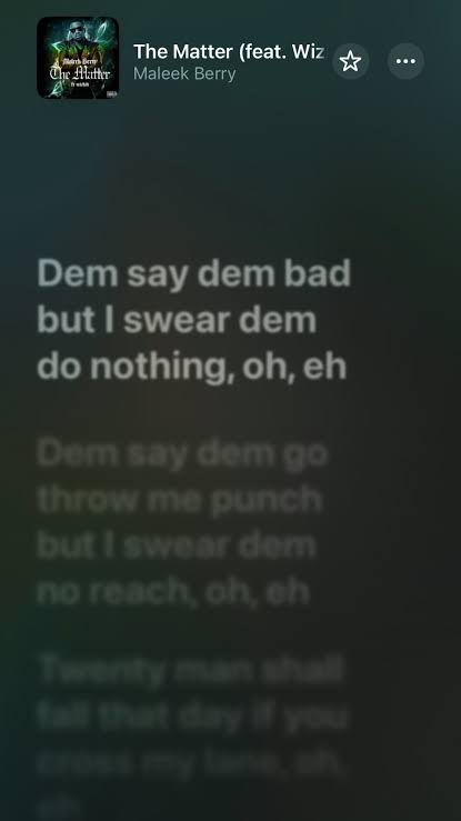 <a href="/WizStatz/">harrrsha</a> Dem say dem bad, but I swear dem do nothing oh-eh
Dem say dey go throw me punch, but I swear dem nor reach oh-eh
20 man shall fall that day if you cross my lane oh-eh
All your man shall fall that day if you cross my lane