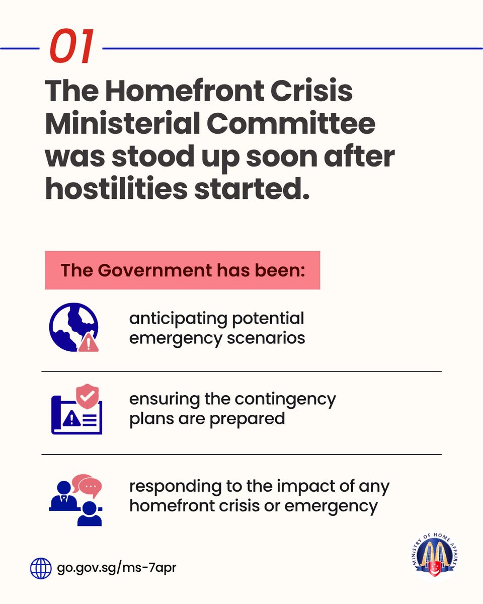 mhasingapore's tweet photo. Parliament discussed the impact of the Middle East situation on Singapore today. 
 
Here are three things you need to know from the Ministerial Statement made by Coordinating Minister for National Security and Minister for Home Affairs K Shanmugam.
 
➡️: https://t.co/t2Ynz8dvJW https://t.co/LyiorXVOfN