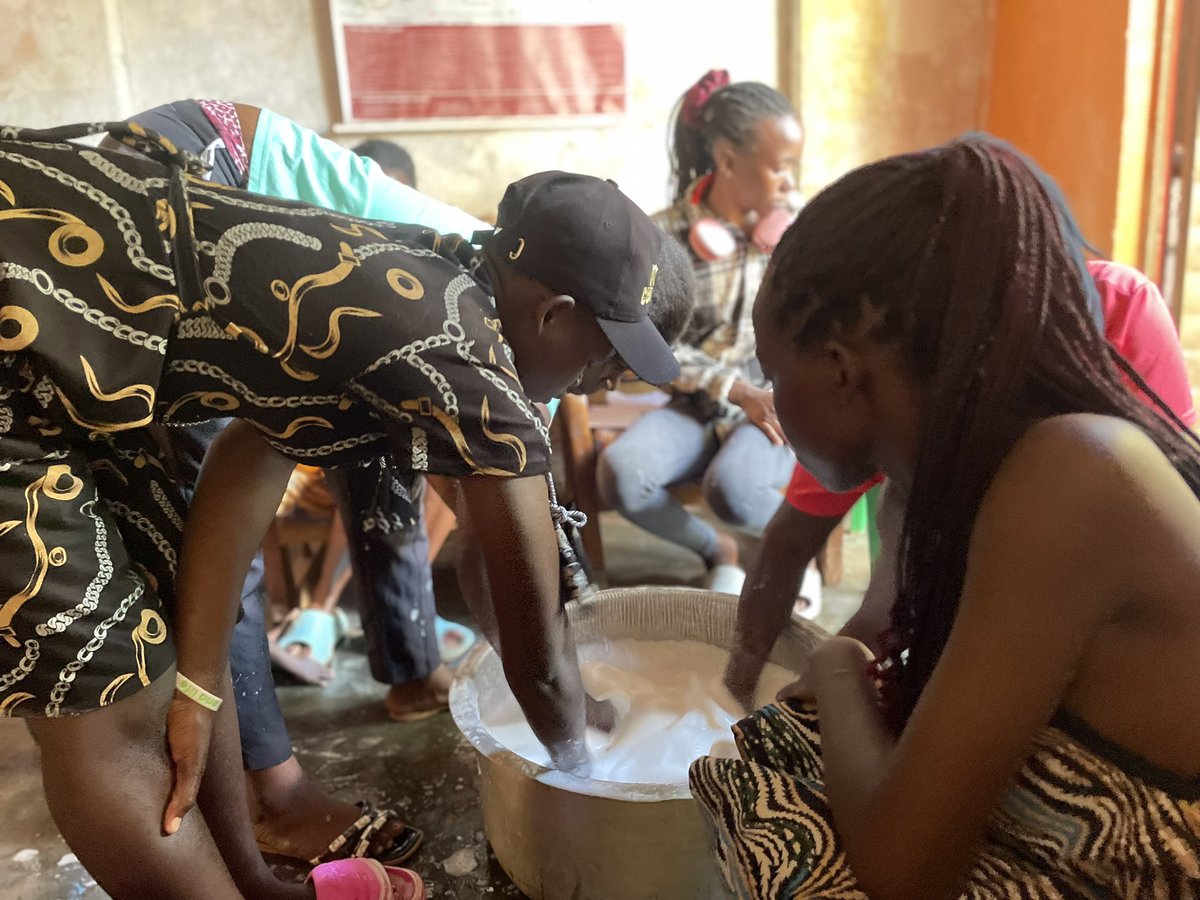 Kicked off our first Liquid Soap Training cohort at Kyamgero Youth Empowerment Initiative Uganda! Empowering young mothers with practical skills for income and independence.