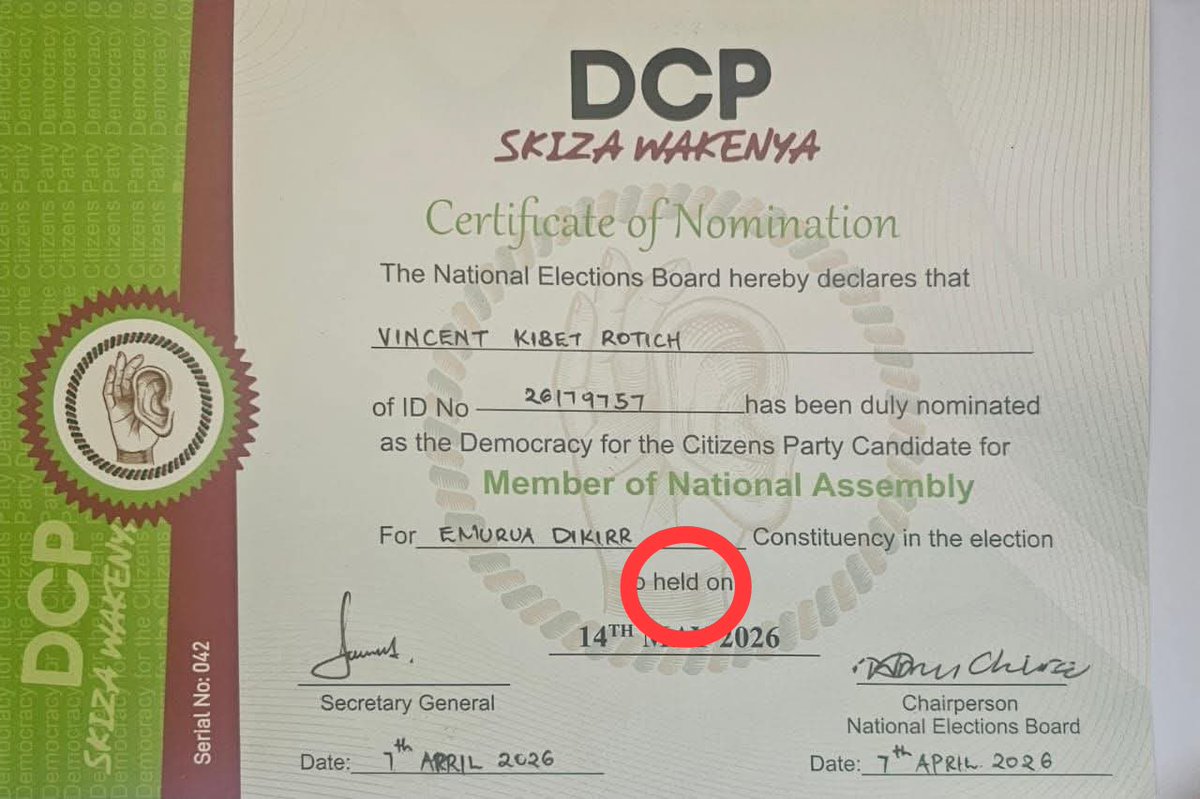 Rigathi Gachagua tweet media