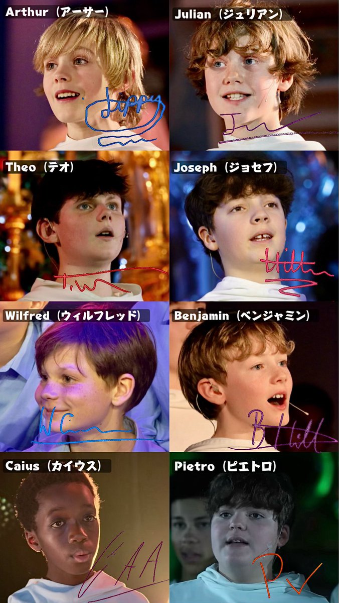 libera_nippon's tweet photo. 【2026年来日メンバーサイン一覧】

今年も公演後にサイン会の実施がありましたが、もらったサインが誰のものか分からなくなってしまった、あるいは判読が難しいといった場合に参考にしていただけるかもしれません！ご活用ください！

📸@officiallibera https://t.co/EHUoBsKs39