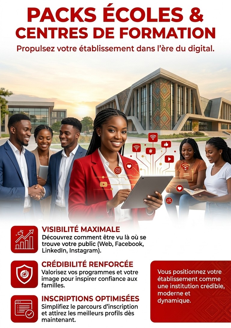 AfricaDiligence's tweet image. Digitalisez votre établissement avec Africa Diligence

africa-diligence.com

#Education #Digitalisation #AfricaDiligence #MarketingScolaire #Visibilité #Ecoles #Formation #IA #WebDesign #RecrutementEtudiant