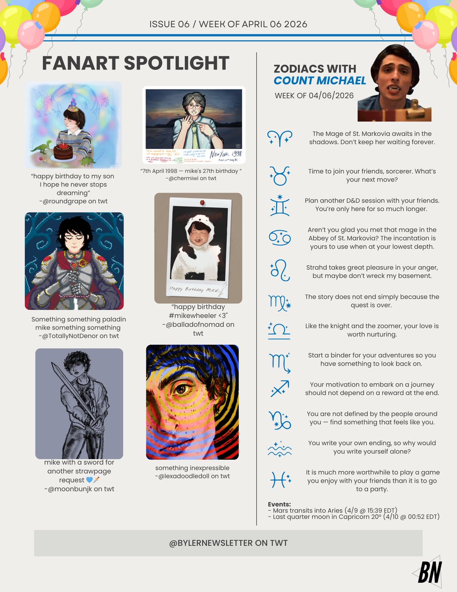 Byler Newsletter tweet media