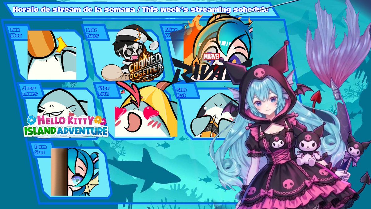 🧜♀️ 🦈Zeldaa0_0/Vsinger vtuber Idol;3💕🪸🐠🦈 tweet media