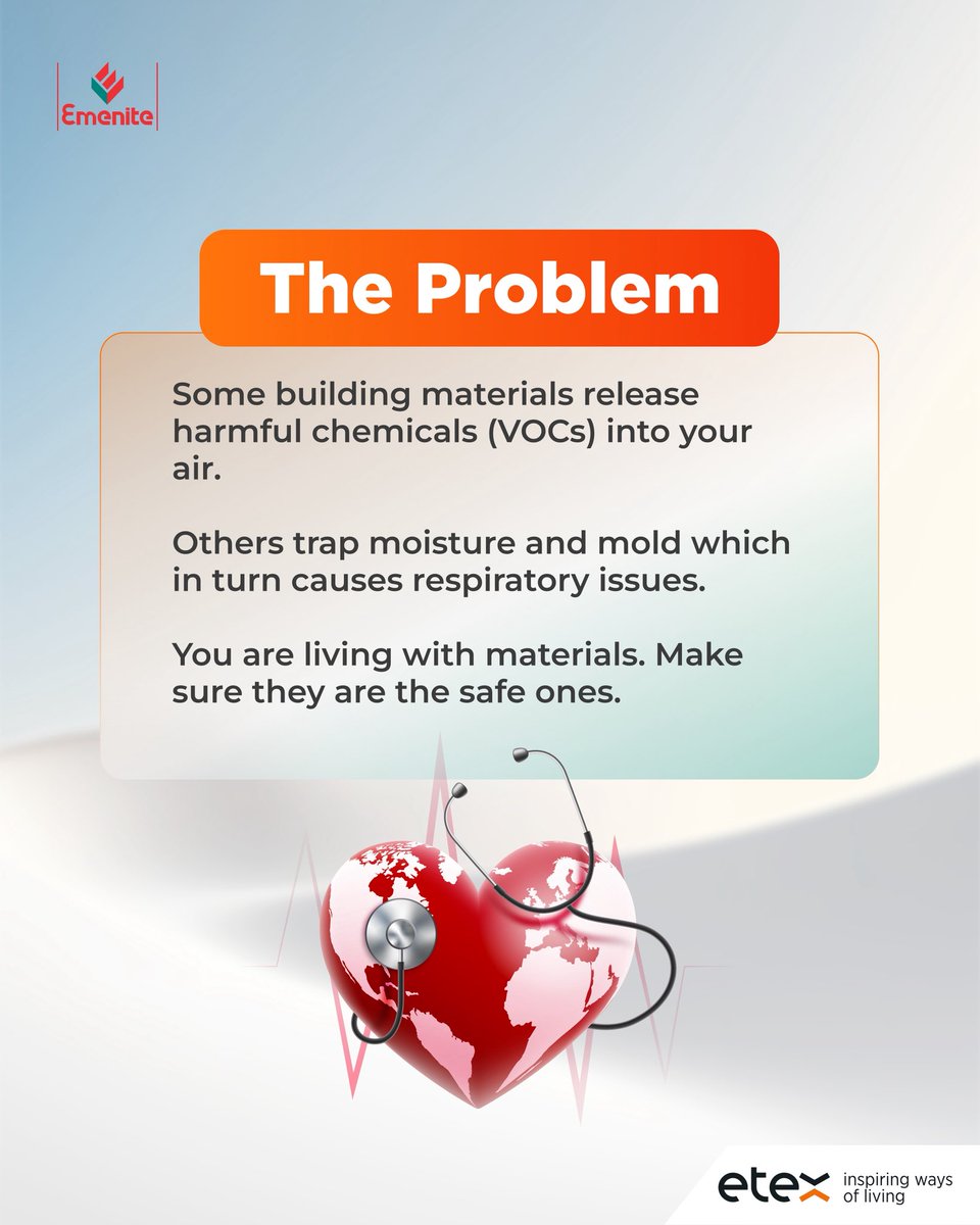 emenitelimited's tweet image. You spend 90% of your life indoors.
Ever thought about what you’re breathing?

#WhereverPeopleBuild #BuildingConstruction #Building #EtexNigeria