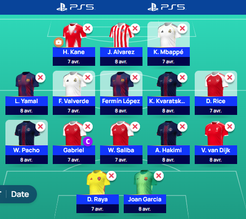 Mikaeltrigo's tweet photo. @joaquin_roth Hello Boss, Thanks for the great Preview as always it helps me a lot.  What do you think about my strategy to clinch the OR   top 10 ( Raphi, Saka, Suarez , Szobo,Tah out atm ) i can't find a way for Vini without sacrifying Alvarez . https://t.co/MSC8hPyiDj