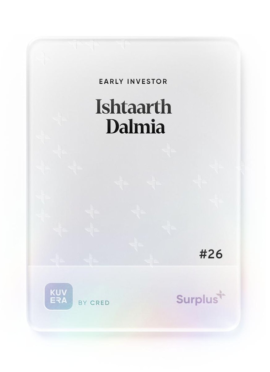 ishtaarth's tweet photo. Congratulations @nikhilpanju @miten and team for building an incredible experience with Kuvera!

Finally an early investor in something special. 😉 https://t.co/AcqEd7L5Zv