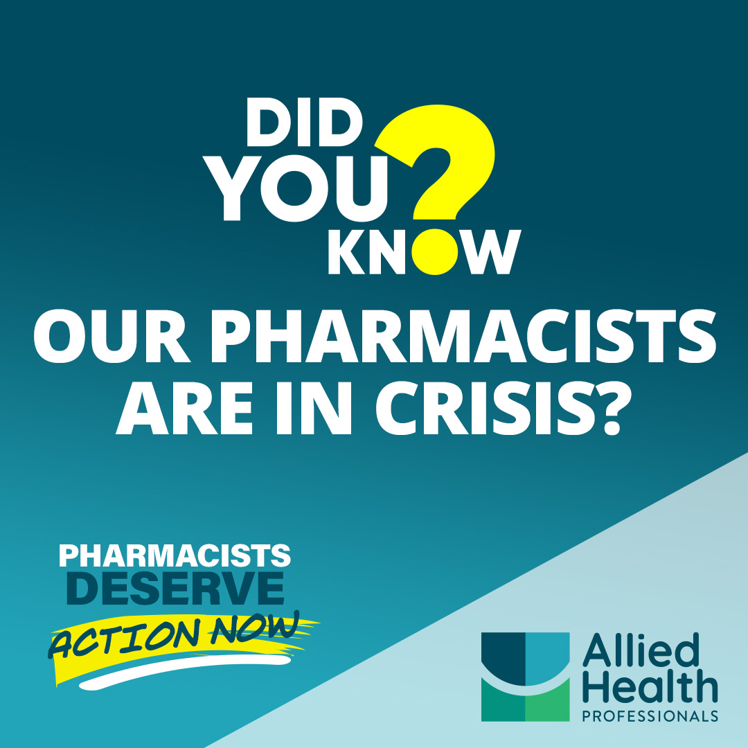 AAHP_NL's tweet photo. Every day, pharmacists make critical decisions that keep patients safe and healthy. They are undervalued, underserved, and overworked. Enough is enough. It’s time these pharmacists received the support, recognition, and competitive pay they deserve! https://t.co/np8knojJIu