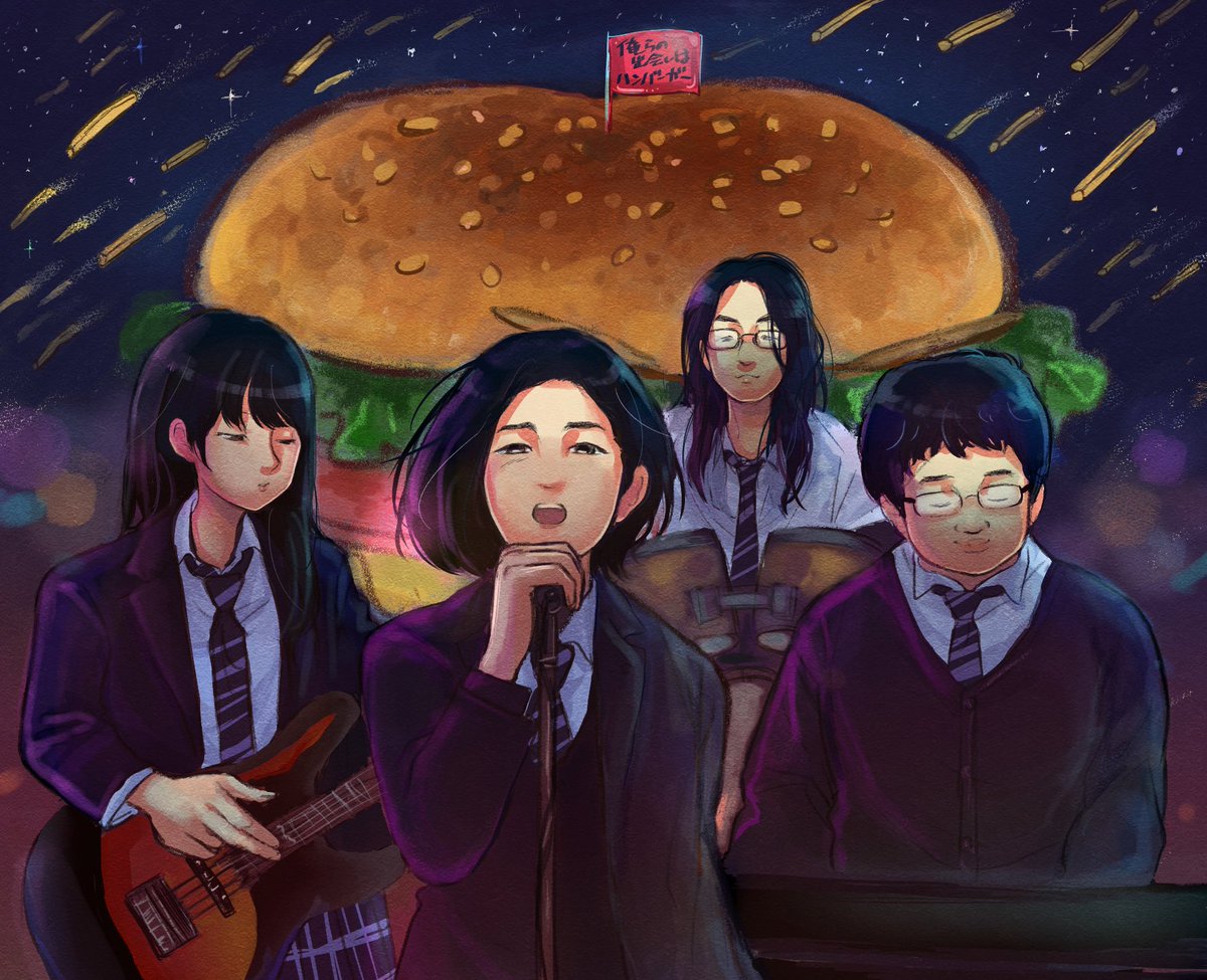 mptlmgda's tweet photo. 俺らの出会いはハンバーガーのFA
楽曲もビジュアルもぶっ刺さった…！

#おとラジ #高校生軽音グランプリ https://t.co/08AZ0UcqtQ