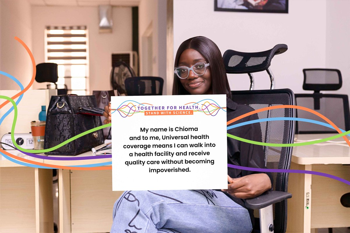 nighealthwatch's tweet image. This #WorldHealthDay, we are amplifying real voices and lived experiences because standing with science also means listening to the people it serves.  

As we push for Universal Health Coverage, every voice matters. 

Tell us, what does UHC mean to you?🤔
#HealthForAllNG #UHC
