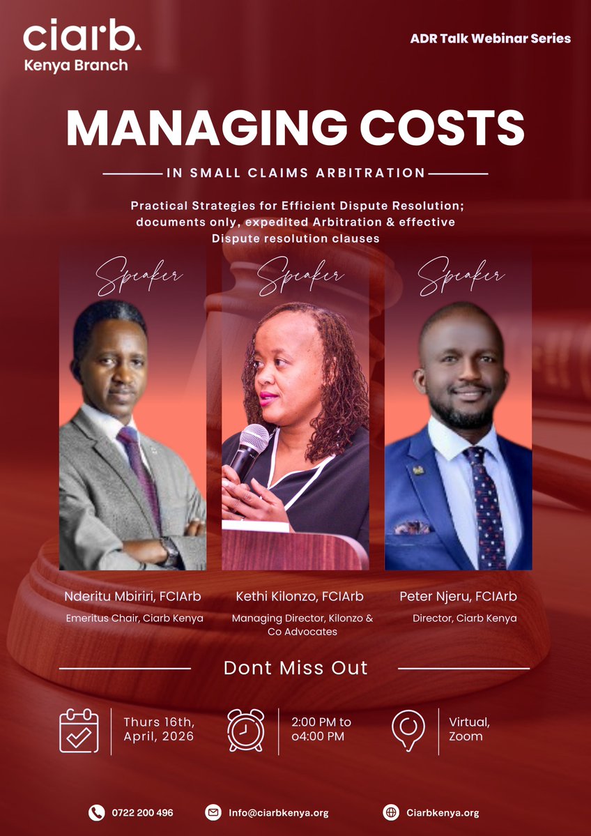 CIArb Kenya Branch tweet media