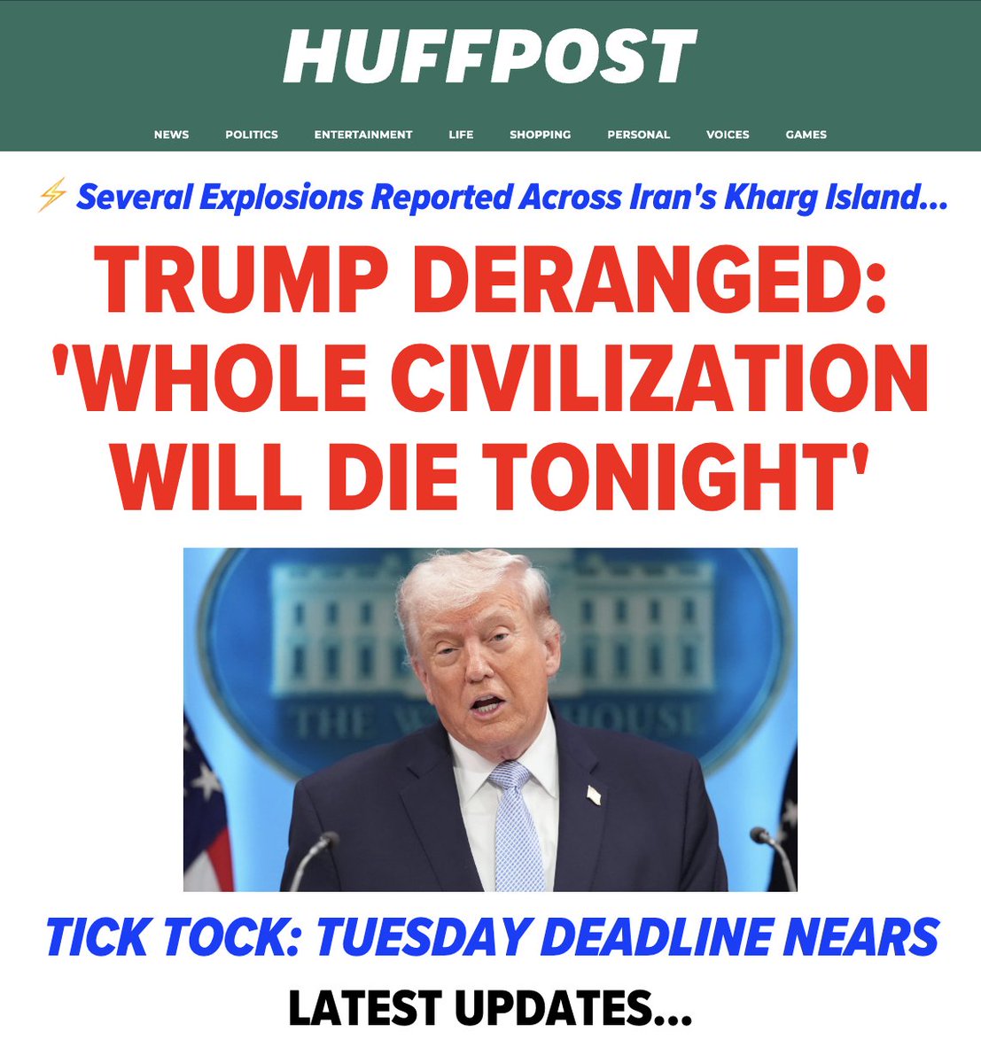 Now leading HuffPost: