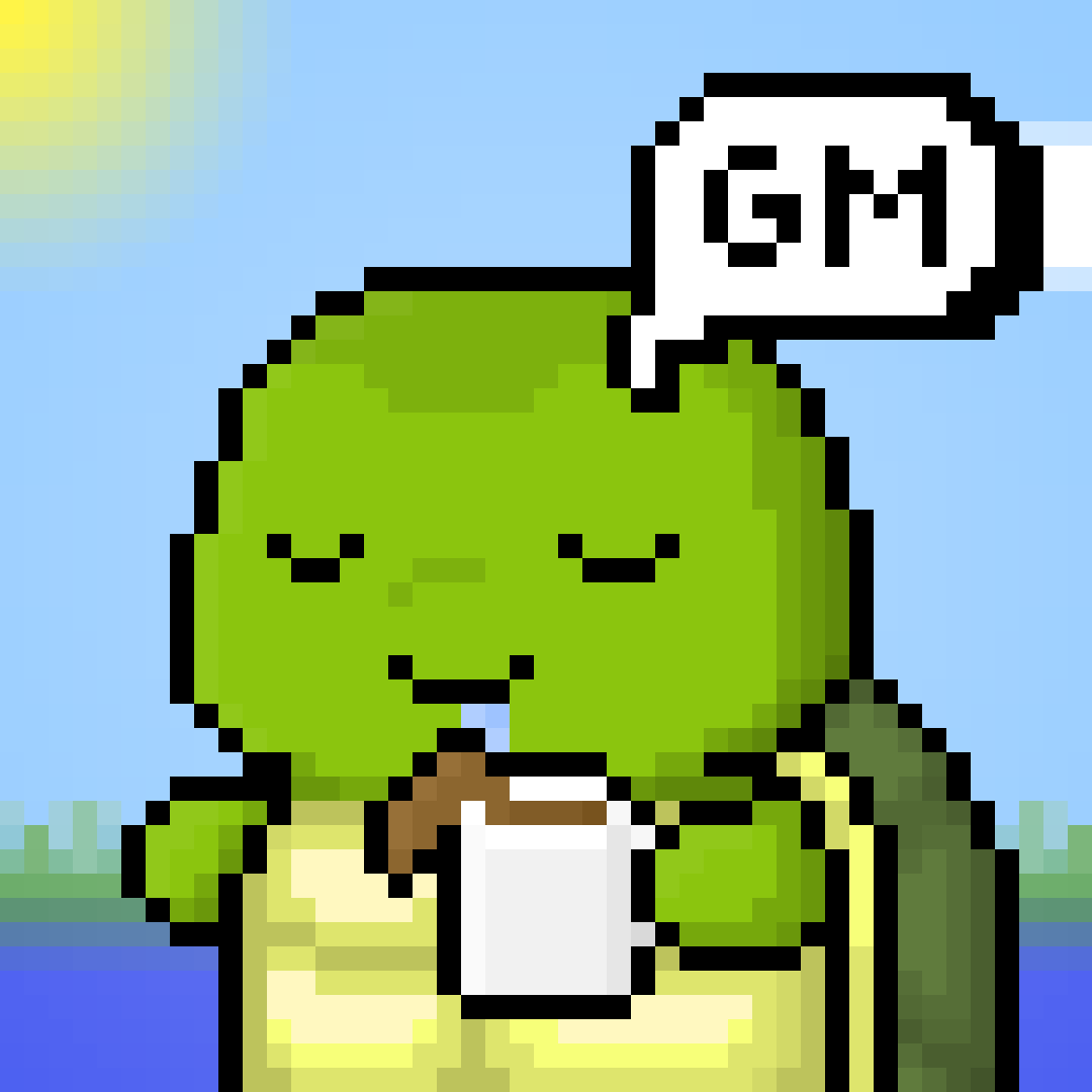 TurtlezDotFun's tweet image. GM Turtlez! ☕️🐢

We'll be working on more website updates today after our morning coffee! 🙌