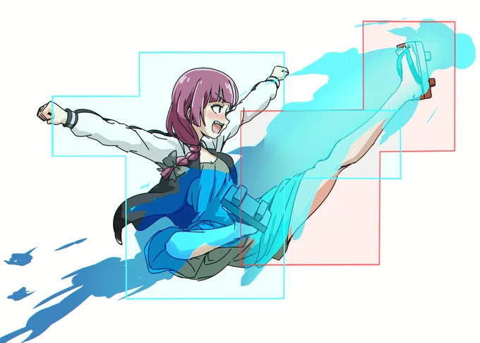 脚技縛り。 #きくりボックス