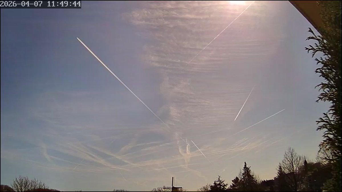 Zoetermeer 7 april 2026 Chemtrails