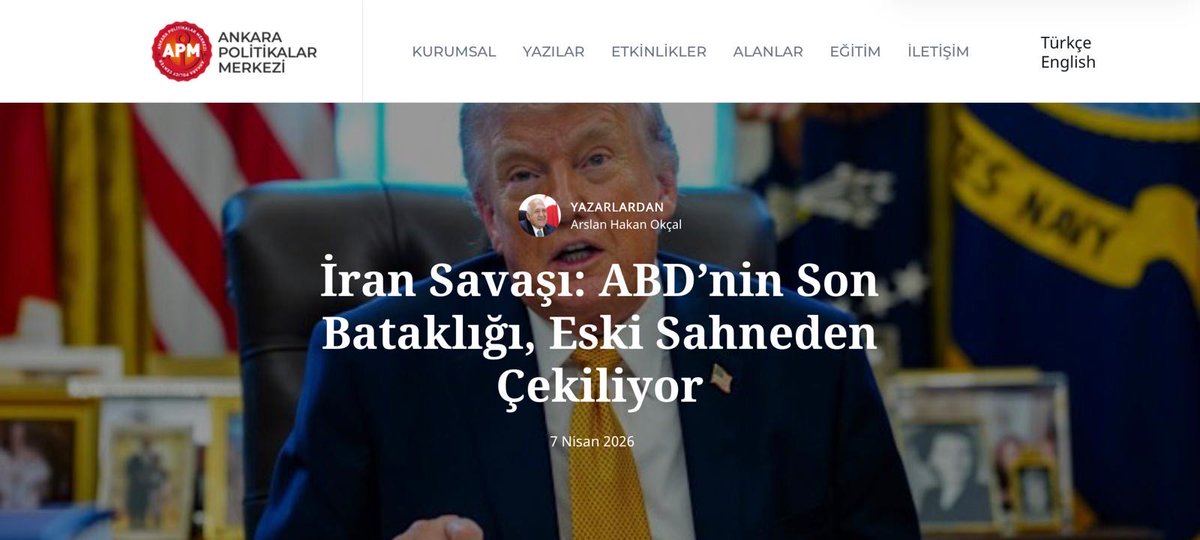 Ankara Politikalar Merkezi tweet media