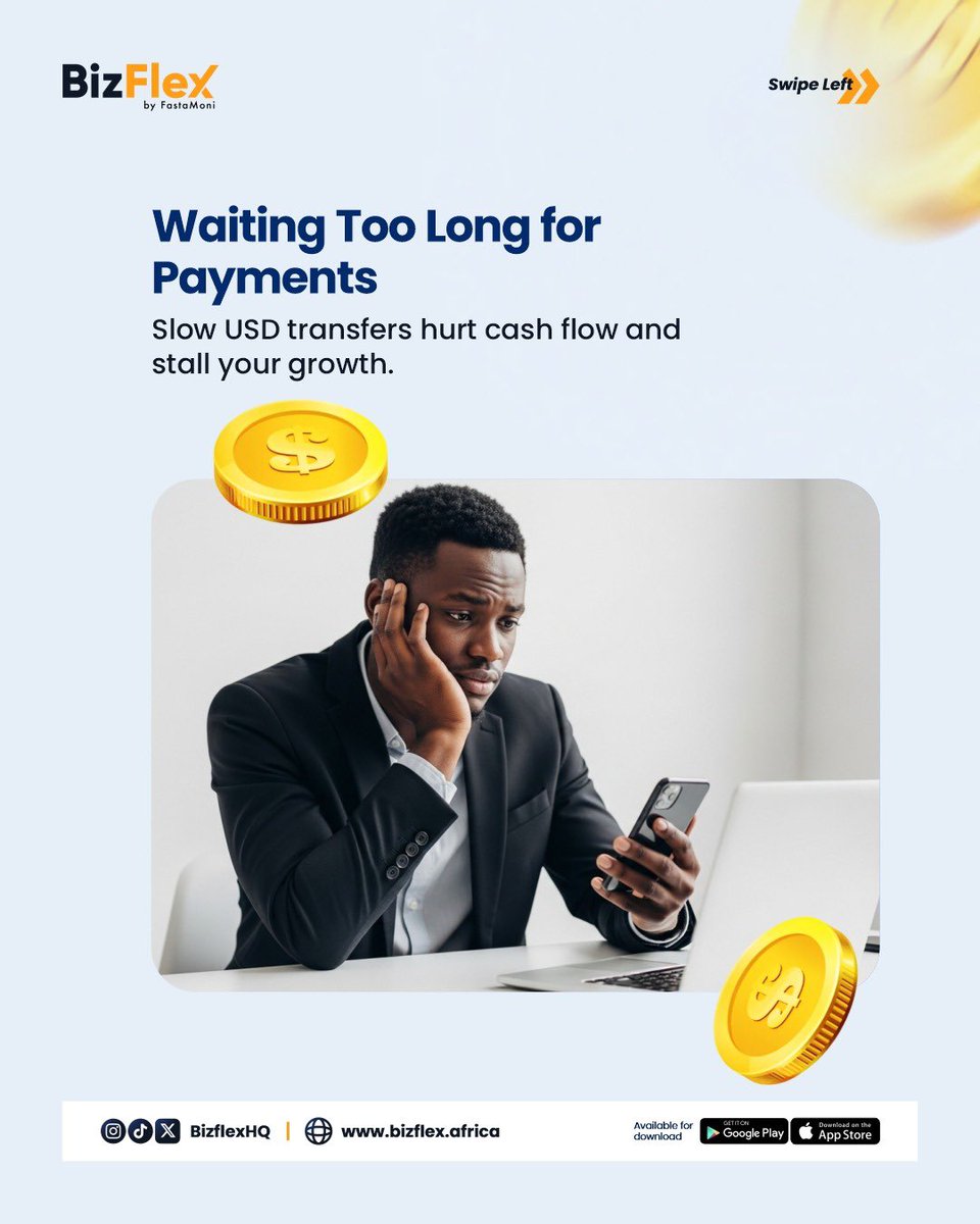 bizflexhq's tweet image. Most businesses don’t fail from bad ideas, but from avoidable mistakes.

Fix your finances, streamline payments, and stay in control with BizFlex.

#businesstíps #smallbusinessnigeria #bizflexafrica #growthtips