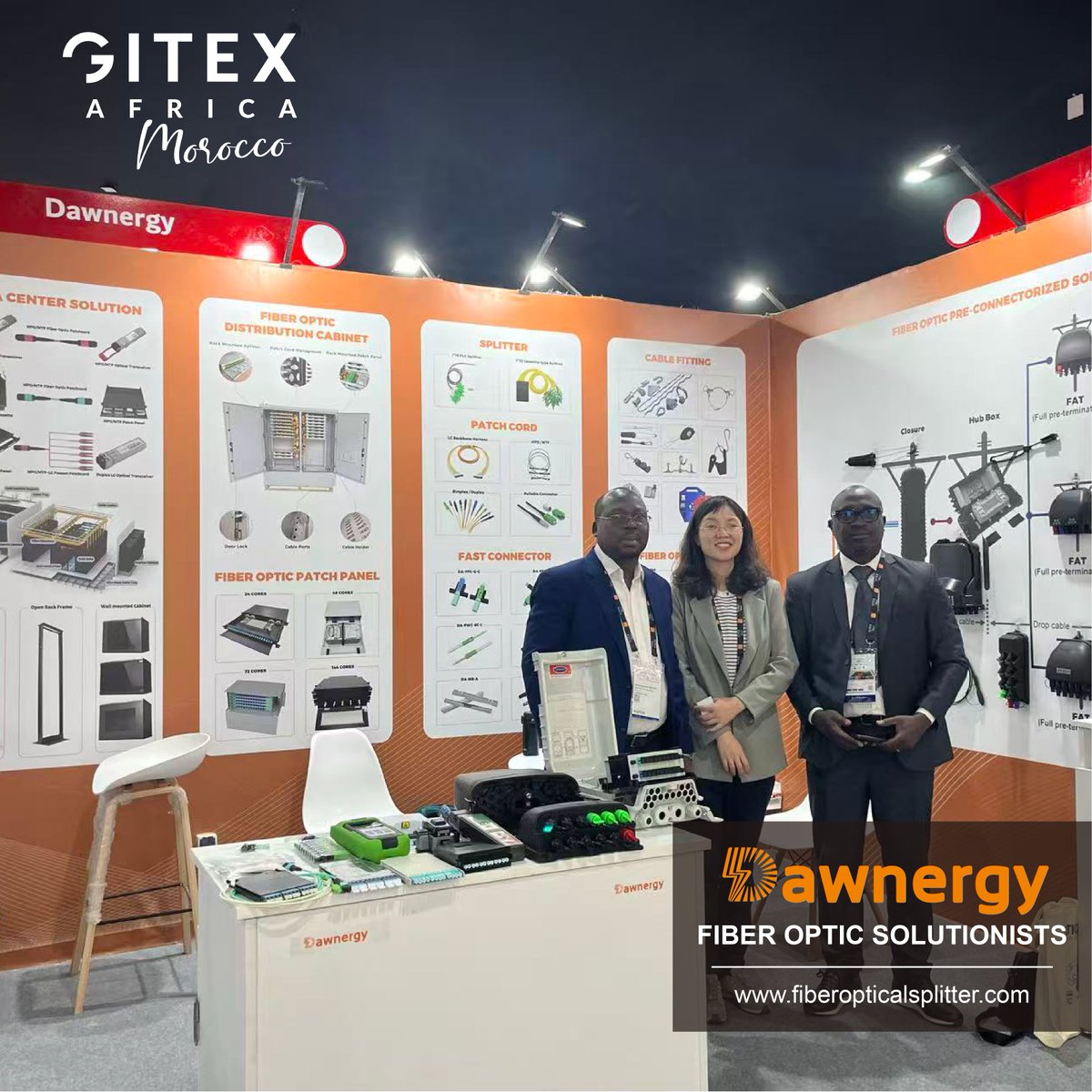 Dawnergy-fiber optic solutions provider tweet media
