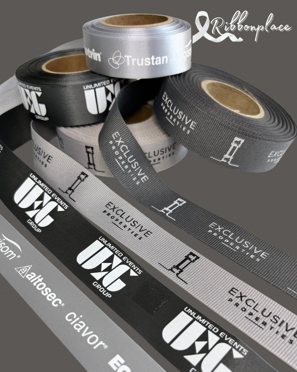 RibbonPlaceSA's tweet photo. Unlock endless possibilities with screen print on luxurious polyester satin and/or petersham. 

Print on any colour or print any colour - we do it all!

Contact us today to get your quote! 

Simply send us a WhatsApp at 072 730 1620 or send us an email at sales@ribbonplace.co.za https://t.co/m8o6C9MOEP