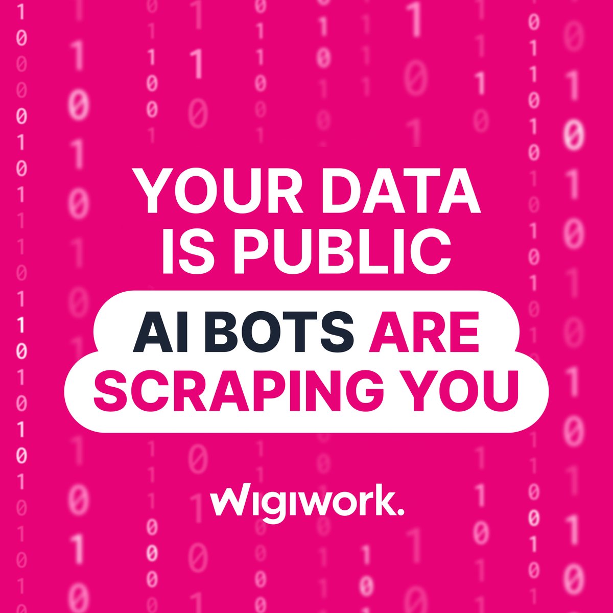 WigiworkHQ's tweet photo. Your data is public.
AI bots are scraping you.😱

Recruiters are 🚀blasting you.
Your inbox is a graveyard.

This isn’t privacy.
This is exposure.

A fix is coming.

#AI #Privacy #hiring