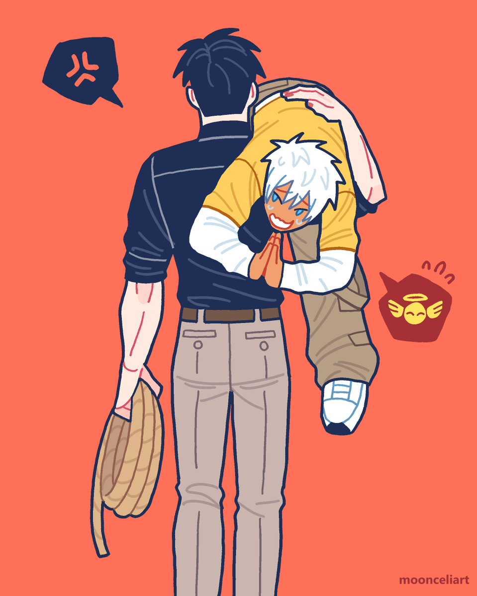 Someone got in trouble!
#obeymefanart #obeyme #obeymelucifer #obeymemammon