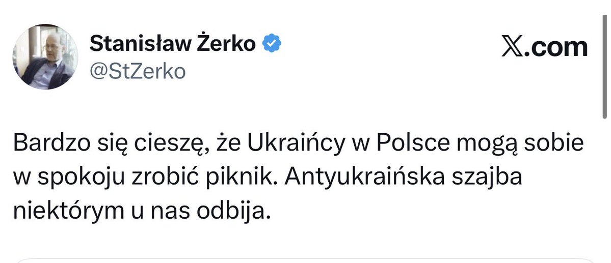 Dariusz Matecki tweet media