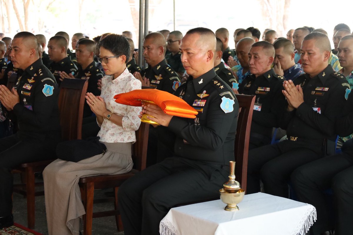 _Cav2Div's tweet photo. เพื่อสืบสานขนบธรรมเนียมประเพณีอันดีงามของไทย และเสริมสร้างความสัมพันธ์อันดีภายในหน่วย https://t.co/p9K2IzvBej