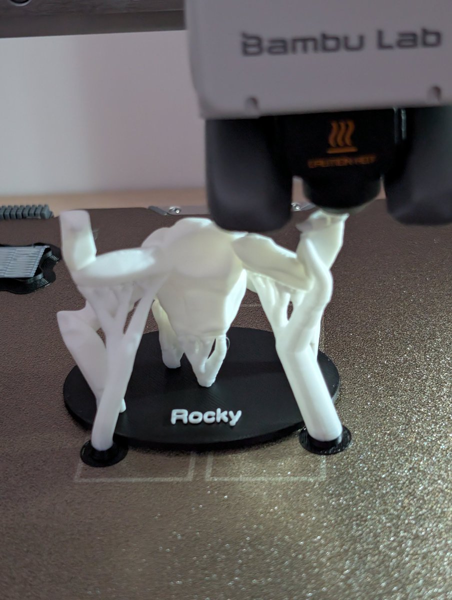 Rocky się drukuje :3