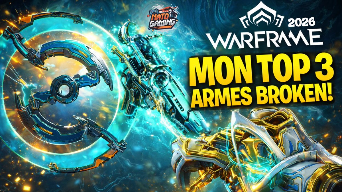 NatoGaming4's tweet image. 🔥 MON TOP 3 ARMES du moment sur Warframe !
👉 Ça détruit le Steel Path SANS forcer

🎥 youtu.be/8hqKPDtevLI

#Warframe #WarframeCreator #Incarnon @PlayWarframe