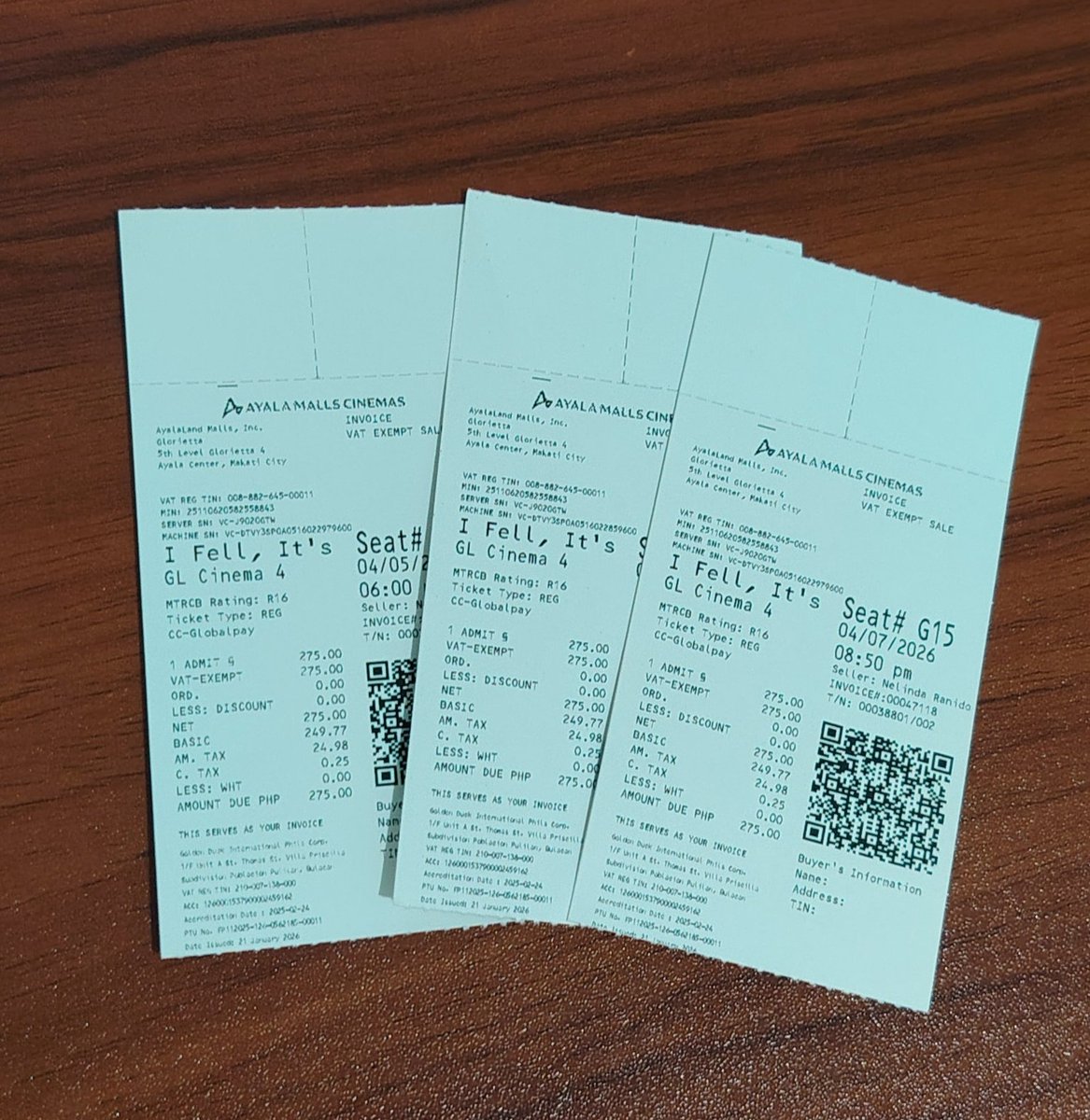 ellebaebae's tweet photo. I waited 11 years for this, so seeing it once or twice just wasn't enough. I had to see it three times! 
@glaizaredux @whianwamos more pleaseeee 😭 

#IFIF #IFellItsFine #RaStro https://t.co/n0b9iONXJg