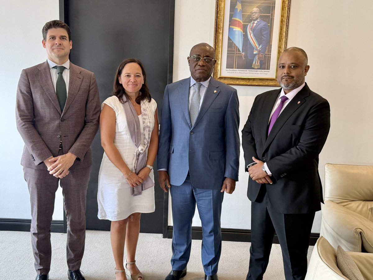 DebilderlingR's tweet image. Échange très intéressant avec la nouvelle équipe dirigeante de la @Gecamines sur ses ambitions:

🔹️stratégie de relance de l'entreprise
🔹️collaboration entre 🇧🇪 @UmicoreGroup &amp;amp; 🇨🇩 #STL
🔹️potentiel du secteur minier en #RDC pour les entreprises européennes 🇪🇺