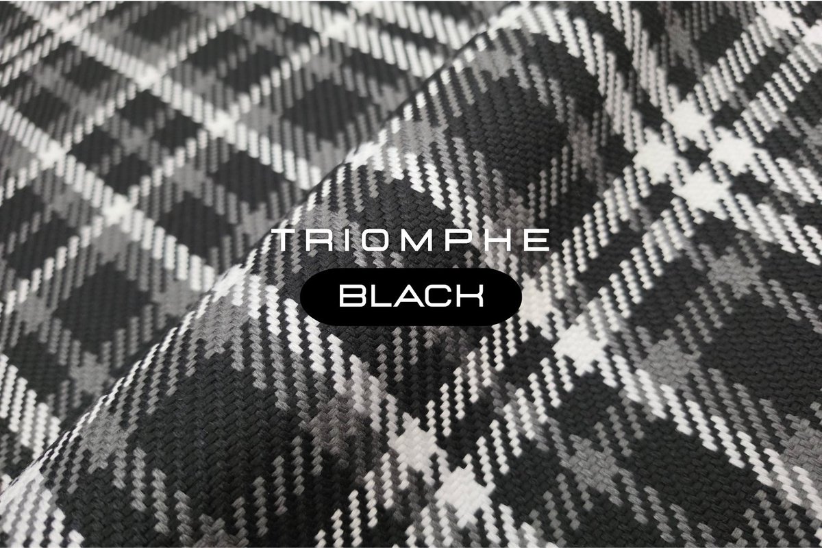 LTMtextiles's tweet photo. ✨Triomphe Black✨ automotive plaid features an exceptionally rich, substantial texture and a unique layout that elevates a vehicle's interior to new heights of elegance... 👍
.
.
#automotive #textile #fabric #upholstery #seatcover #headliner #dashcover #thehogring #hospitality https://t.co/Ev52r4LyAB