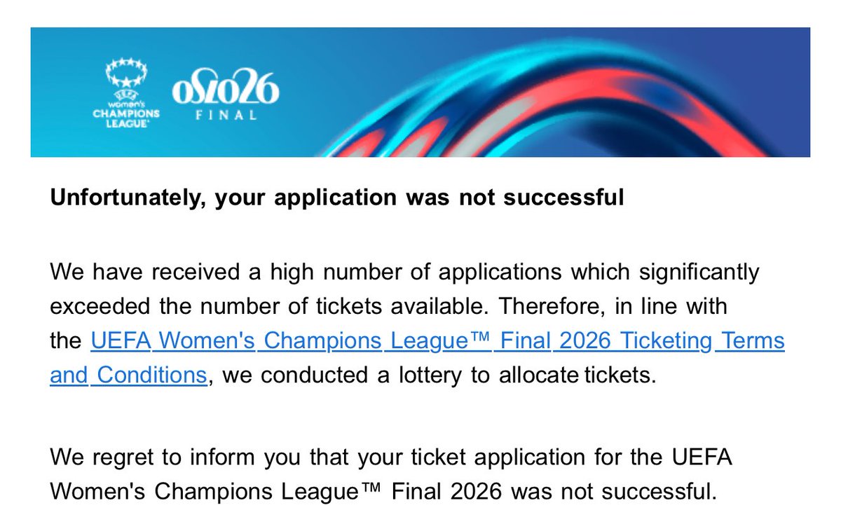 3 años consecutivos (iba por el cuarto) yendo a la final arruinados por meter este nuevo método en la final femenil de la UWCL 💔

Estuvimos en Eindhoven, Bilbao y Lisboa. Llévenlas a la luna por mi 😭😭😭